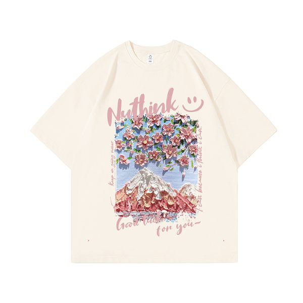 Trendy Unisex Japanese-Style Loose Short-Sleeve T-Shirts for Couples - Summer Fashion, Plus Size, Casual Streetwear
