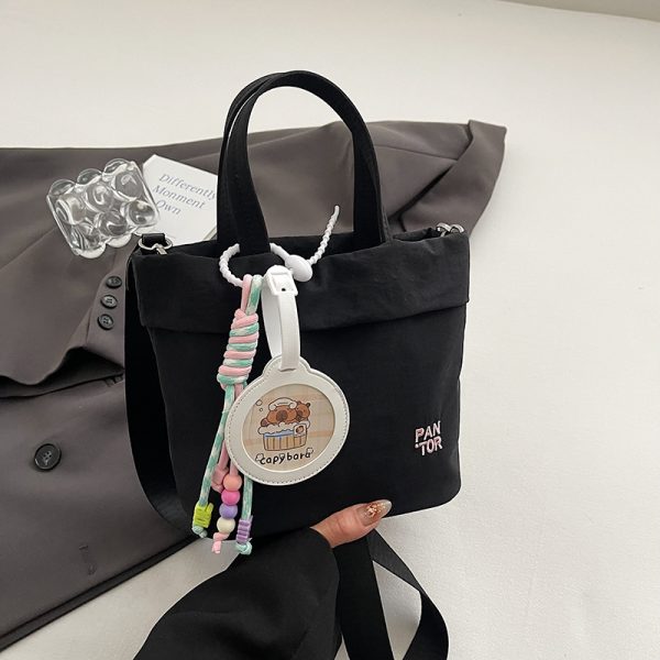 Trendy Women's Casual Bucket Bag 2025 - Versatile Lightweight Handheld Crossbody Bag in Stylish Fabric