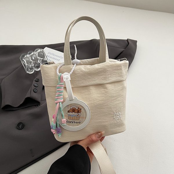 Trendy Women's Casual Bucket Bag 2025 - Versatile Lightweight Handheld Crossbody Bag in Stylish Fabric