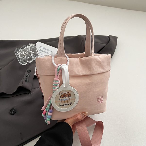 Trendy Women's Casual Bucket Bag 2025 - Versatile Lightweight Handheld Crossbody Bag in Stylish Fabric