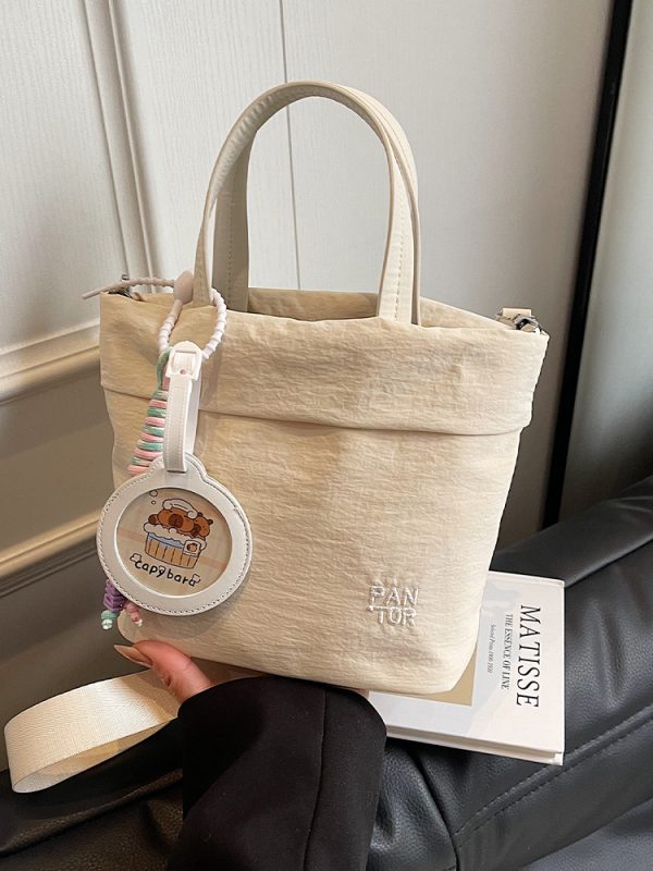 Trendy Women's Casual Bucket Bag 2025 - Versatile Lightweight Handheld Crossbody Bag in Stylish Fabric