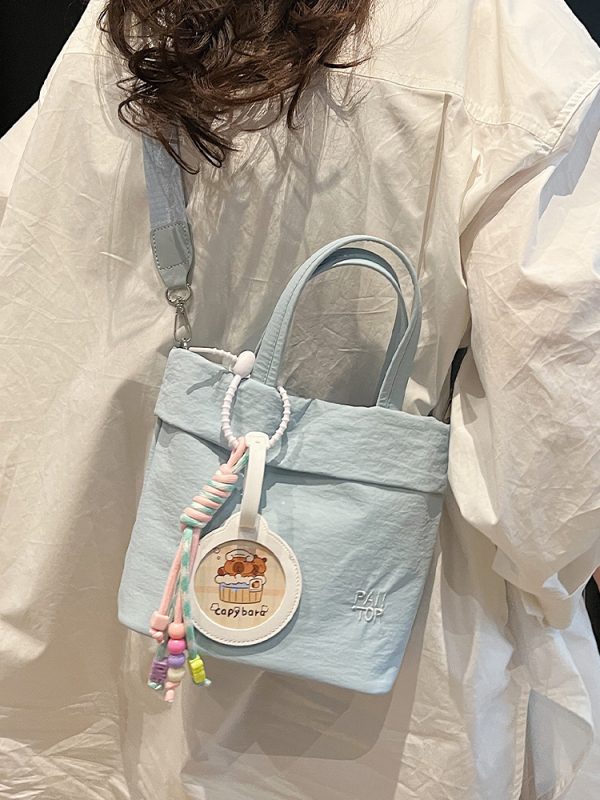 Trendy Women's Casual Bucket Bag 2025 - Versatile Lightweight Handheld Crossbody Bag in Stylish Fabric
