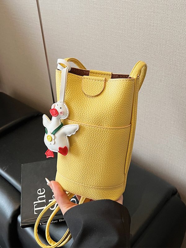 Trendy Women's Casual Bucket Bag 2025 - Versatile Shoulder & Crossbody Phone Bag for Everyday Use