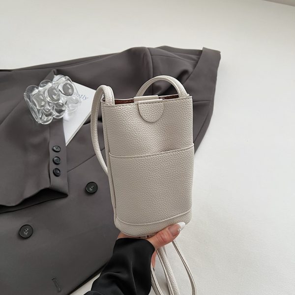 Trendy Women's Casual Bucket Bag 2025 - Versatile Shoulder & Crossbody Phone Bag for Everyday Use