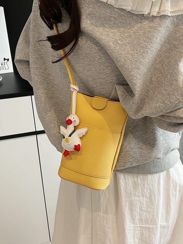 Trendy Women's Casual Bucket Bag 2025 - Versatile Shoulder & Crossbody Phone Bag for Everyday Use