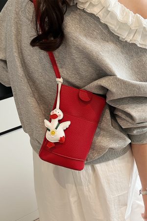 Trendy Women's Casual Bucket Bag 2025 - Versatile Shoulder & Crossbody Phone Bag for Everyday Use