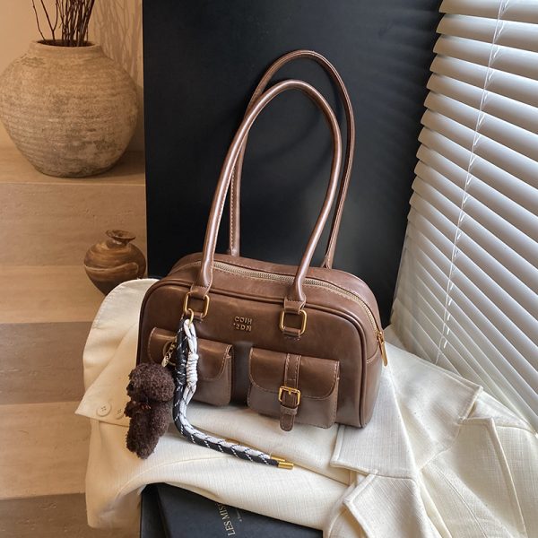 Trendy Women's Casual Multi-Pocket Underarm Bag - Versatile Shoulder & Handheld Style for Autumn/Winter 2025 Fashion
