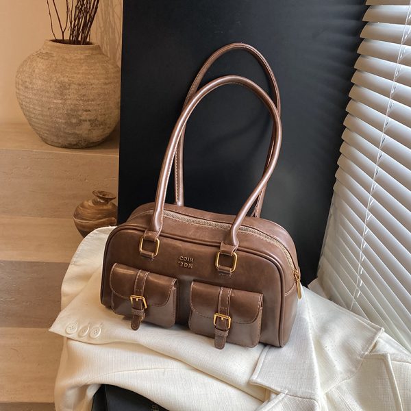 Trendy Women's Casual Multi-Pocket Underarm Bag - Versatile Shoulder & Handheld Style for Autumn/Winter 2025 Fashion