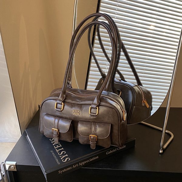 Trendy Women's Casual Multi-Pocket Underarm Bag - Versatile Shoulder & Handheld Style for Autumn/Winter 2025 Fashion