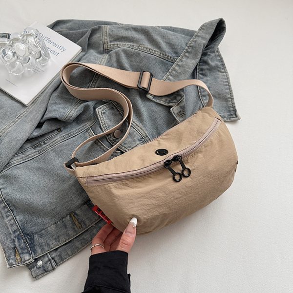 Trendy Women's Cloth Shoulder Bag 2025 - Versatile Large Capacity Crossbody Dumpling Bag for Everyday Fashion