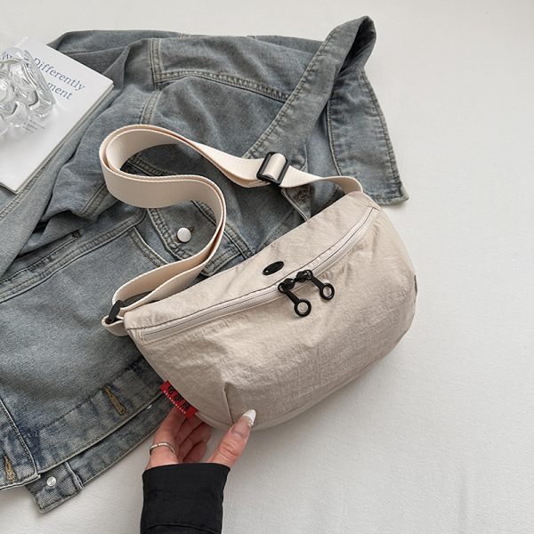Trendy Women's Cloth Shoulder Bag 2025 - Versatile Large Capacity Crossbody Dumpling Bag for Everyday Fashion