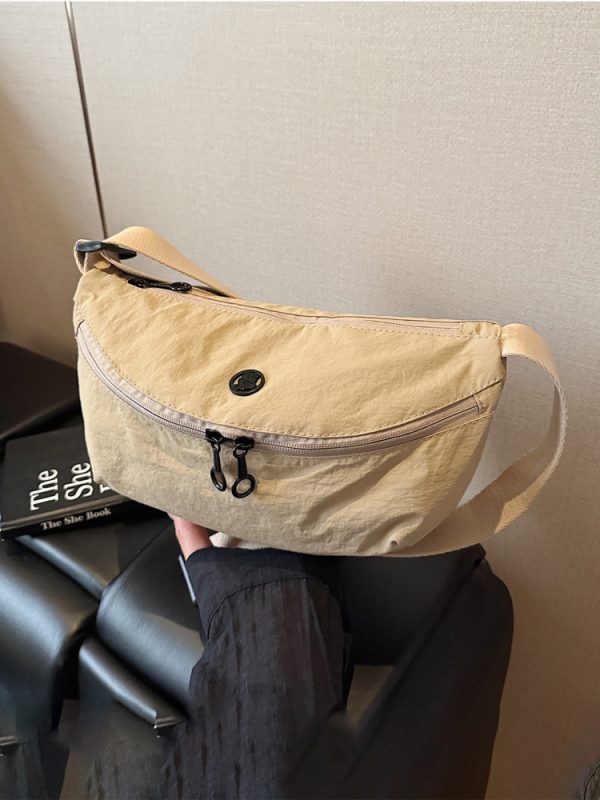 Trendy Women's Cloth Shoulder Bag 2025 - Versatile Large Capacity Crossbody Dumpling Bag for Everyday Fashion