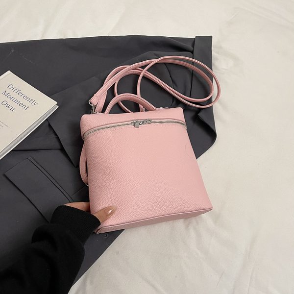 Trendy Women's Commuter Backpack 2025 - Fashionable Lychee Pattern Outdoor Book Bag for College Students