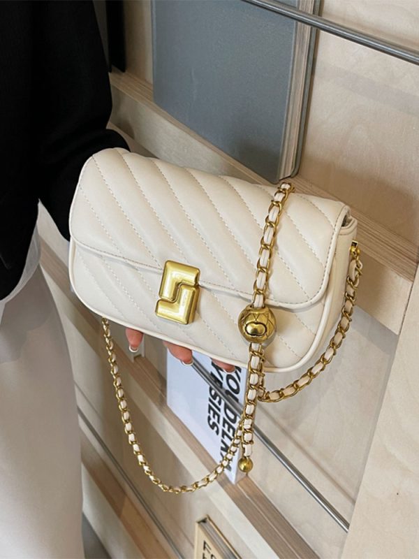 Trendy Women's Crossbody Bag - 2025 Summer Small Diamond-Shaped Square Bag in Chic Chanel-Style for Fashion-Forward Looks