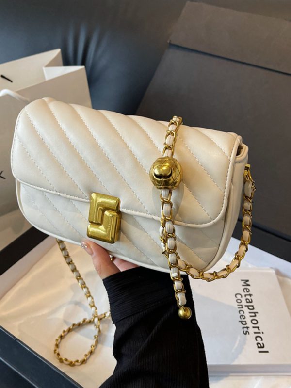 Trendy Women's Crossbody Bag - 2025 Summer Small Diamond-Shaped Square Bag in Chic Chanel-Style for Fashion-Forward Looks