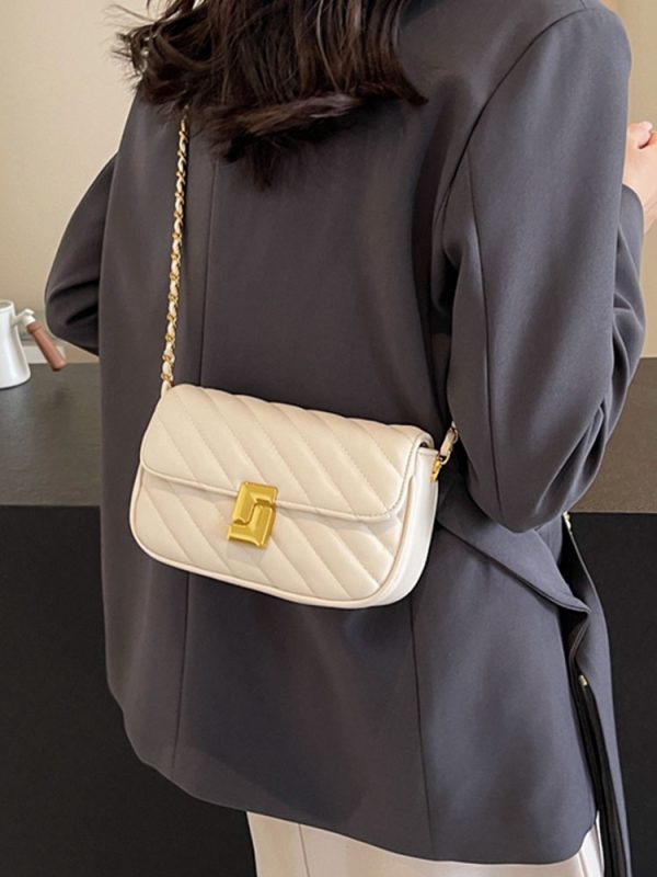 Trendy Women's Crossbody Bag - 2025 Summer Small Diamond-Shaped Square Bag in Chic Chanel-Style for Fashion-Forward Looks