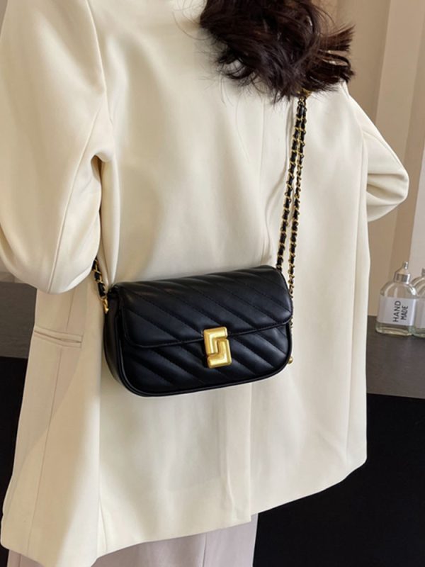 Trendy Women's Crossbody Bag - 2025 Summer Small Diamond-Shaped Square Bag in Chic Chanel-Style for Fashion-Forward Looks