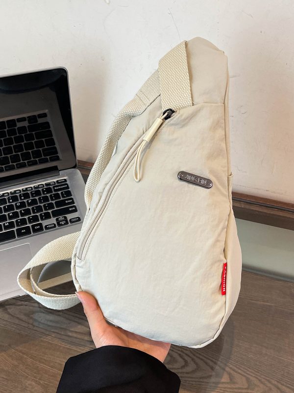 Trendy Women's Korean Style Casual Sports Crossbody Bag - Large Capacity Travel Shoulder Chest Bag for Everyday Use