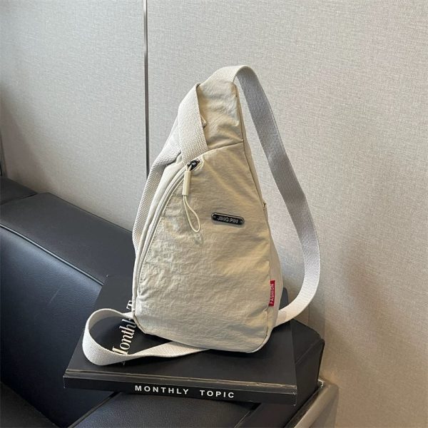 Trendy Women's Korean Style Casual Sports Crossbody Bag - Large Capacity Travel Shoulder Chest Bag for Everyday Use