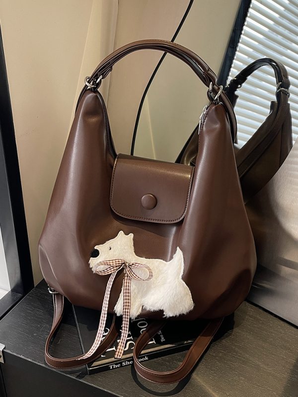 Trendy Women's Large Capacity Tote Bag - Versatile Shoulder Bag for Autumn/Winter 2025 Fashion, Chic Niche Style