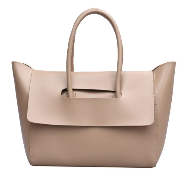Trendy Women's Large Tote Bag - 2025 Korean Style Retro Commuting Handbag with High Capacity for Spring Summer