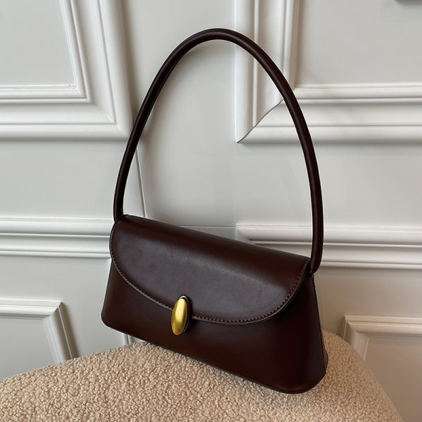 Trendy Women's Retro Underarm Bag - Versatile Small Square Shoulder Bag for Spring/Summer 2025 Fashion