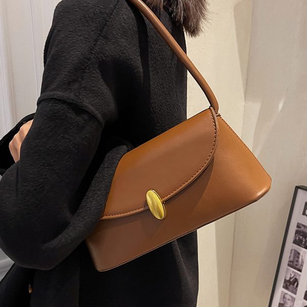 Trendy Women's Retro Underarm Bag - Versatile Small Square Shoulder Bag for Spring/Summer 2025 Fashion