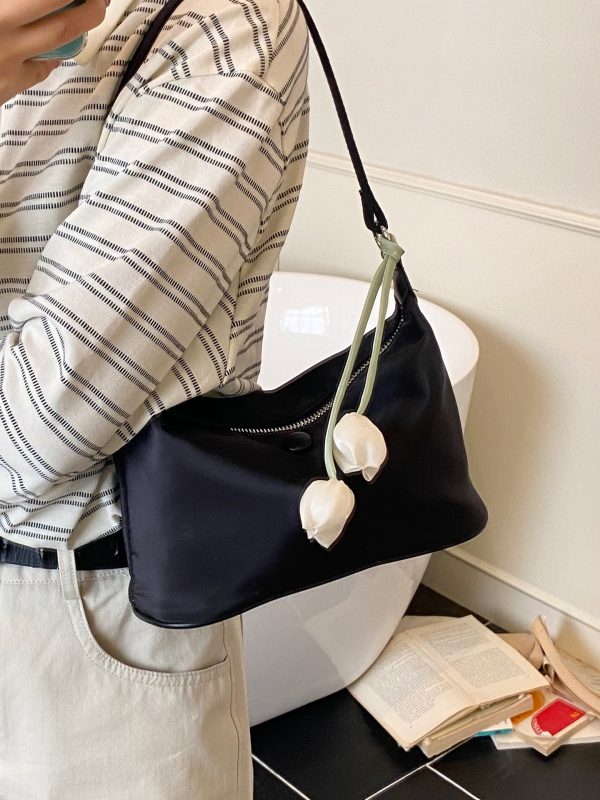 Trendy Women's Shoulder Crossbody Bags - Casual Versatile Underarm Fabric Bags for Everyday Commuting 2025