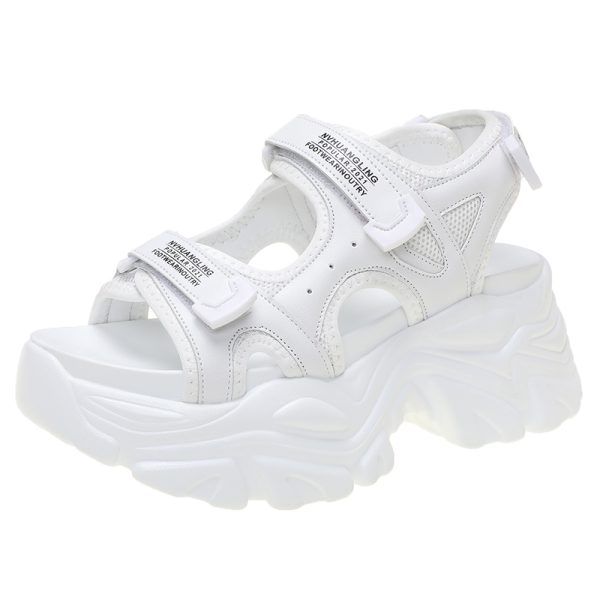 Trendy Women's Summer 2025 Thick-Soled Platform Fairy Wedge High-Heeled Sandals for Versatile Style