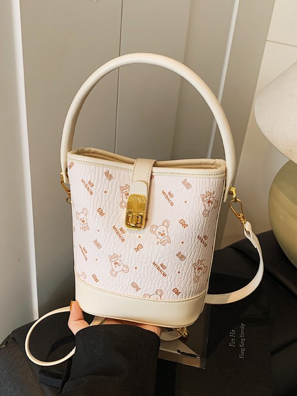 Trendy Women's Tote Bag 2025 - Versatile Shoulder & Crossbody Bucket Bag for Commuting and Daily Fashion