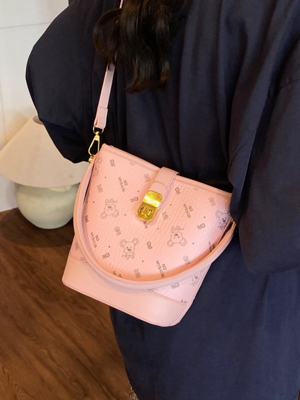 Trendy Women's Tote Bag 2025 - Versatile Shoulder & Crossbody Bucket Bag for Commuting and Daily Fashion