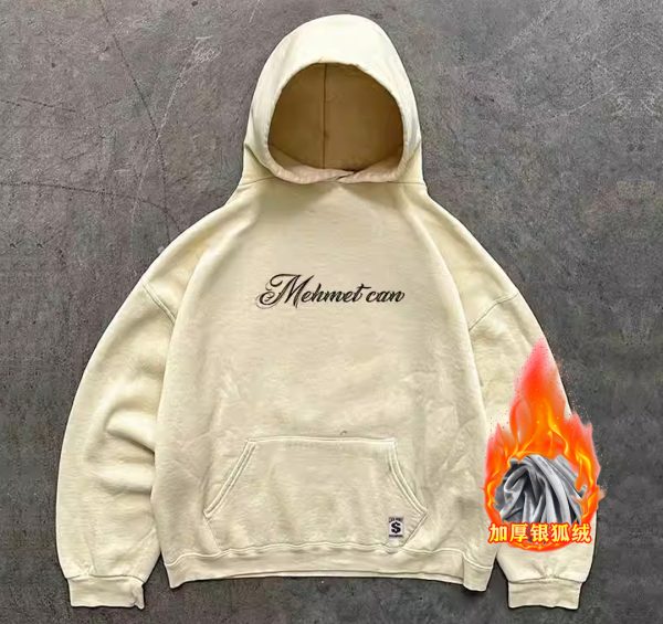 Unisex 400g Heavyweight Cursive English West Coast Hoodie for Charity - Casual Streetwear, Trendy for 90s and Y2K Styles