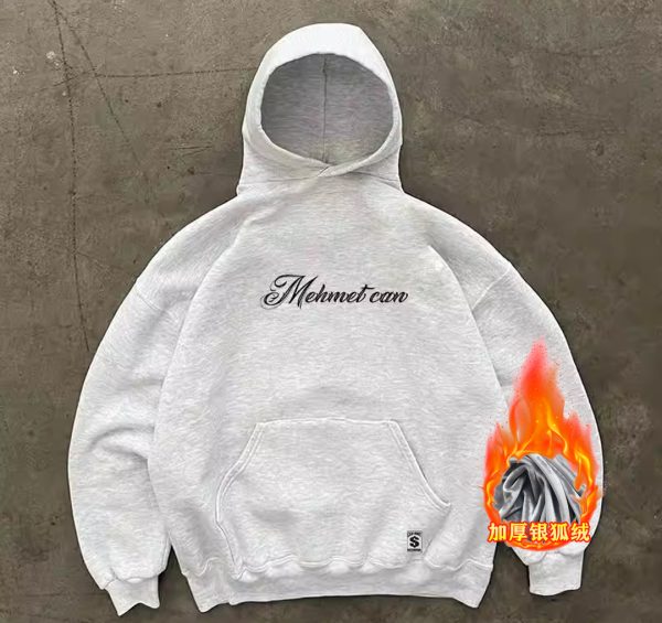 Unisex 400g Heavyweight Cursive English West Coast Hoodie for Charity - Casual Streetwear, Trendy for 90s and Y2K Styles