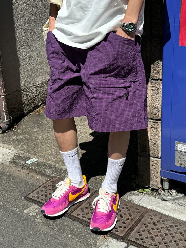 Unisex American Retro Drawstring Multi-Pocket Waterproof Work Shorts - Loose Fit Casual 90s Style Five-Point Versatile Pants