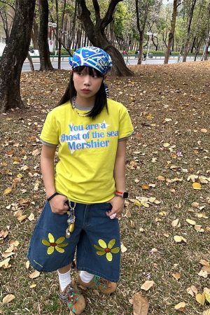 Unisex American-Style Fake Two-Piece Letter Print Round Neck T-Shirt, Loose Casual Versatile Summer Short Sleeve Top