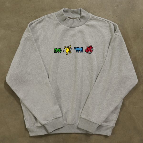 Unisex Harajuku Oversized Sweatshirt for Couples, Hip Hop High Street Style, 380g Heavyweight, Perfect for Streetwear Fashion