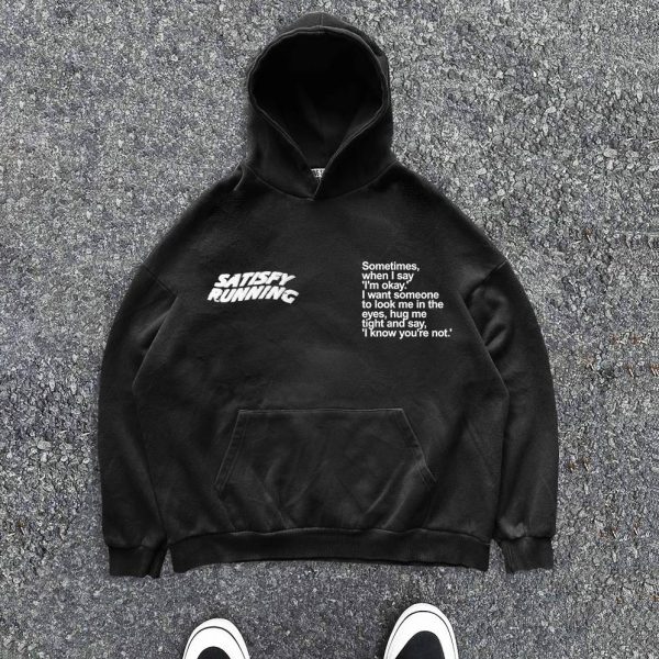 Unisex Heavyweight Hooded Sweatshirt - Trendy BF Lazy Style, Loose Fit, 400 Grams, Perfect for Casual Outings and Charitable Events