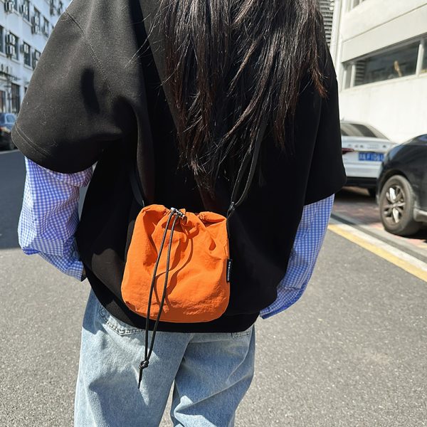 Unisex Lightweight Crossbody Bucket Bag - Casual Summer Canvas Sports Phone Bag in 2025 New Style