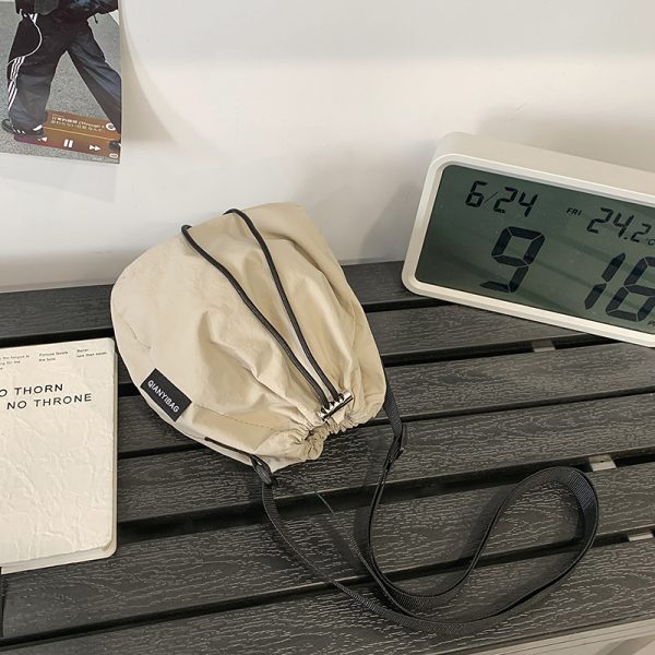 Unisex Lightweight Crossbody Bucket Bag - Casual Summer Canvas Sports Phone Bag in 2025 New Style