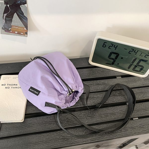 Unisex Lightweight Crossbody Bucket Bag - Casual Summer Canvas Sports Phone Bag in 2025 New Style