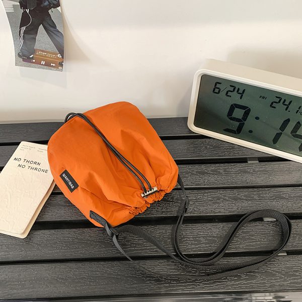 Unisex Lightweight Crossbody Bucket Bag - Casual Summer Canvas Sports Phone Bag in 2025 New Style