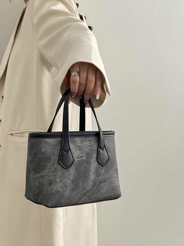 Versatile Color-Block Handheld Small Bag - High-End Fashion Shoulder Crossbody for Women - Chic 2025 Trendy Accessory