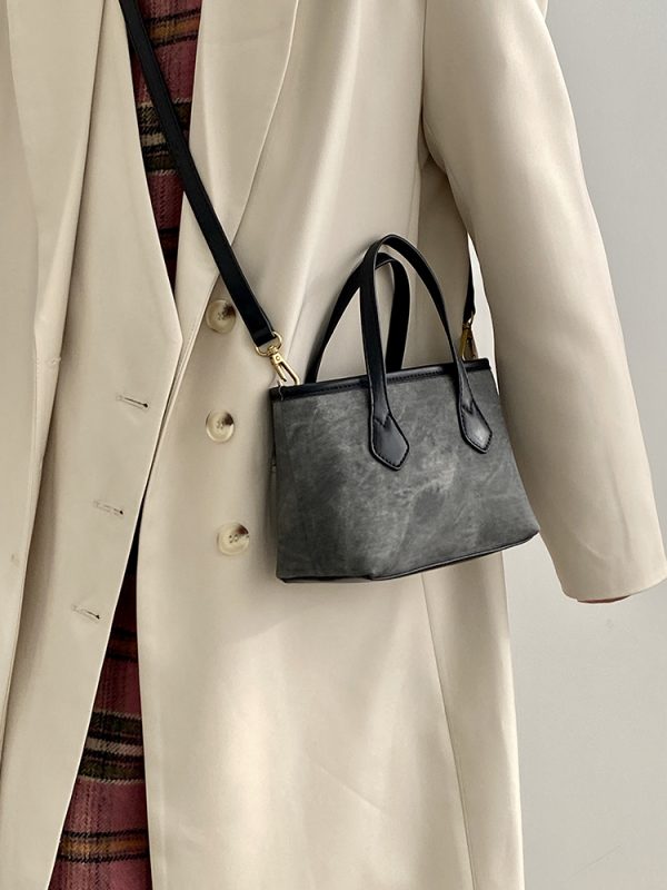 Versatile Color-Block Handheld Small Bag - High-End Fashion Shoulder Crossbody for Women - Chic 2025 Trendy Accessory