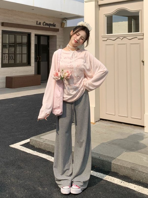 Versatile High Waist Slim Straight Casual Pants for Women - Summer Narrow Long Trousers for Effortless Style