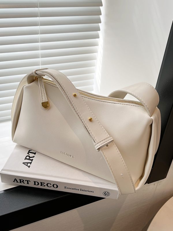 Versatile Korean Minimalist High-End Shoulder Bag for Women - 2025 Spring/Summer Crossbody Commuting Collection
