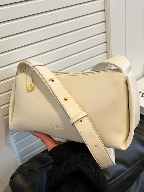 Versatile Korean Minimalist High-End Shoulder Bag for Women - 2025 Spring/Summer Crossbody Commuting Collection