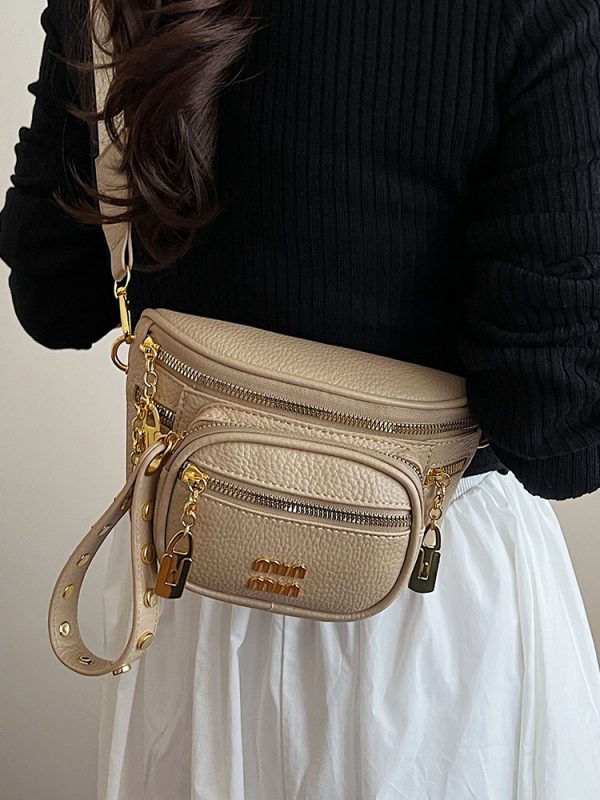 Versatile Korean-Style Wide-Strap Crossbody Saddle Bag for Women - High-End Fashionable Travel Bag for Summer 2025