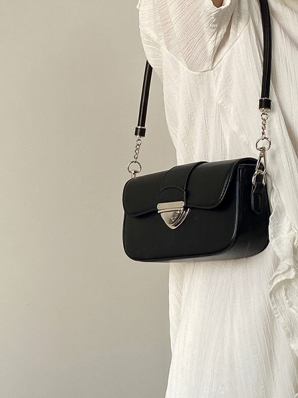 Versatile Retro Lock Shoulder Bag for Women - Niche Design Crossbody Small Bag, 2025 Trendy Fashion Accessory