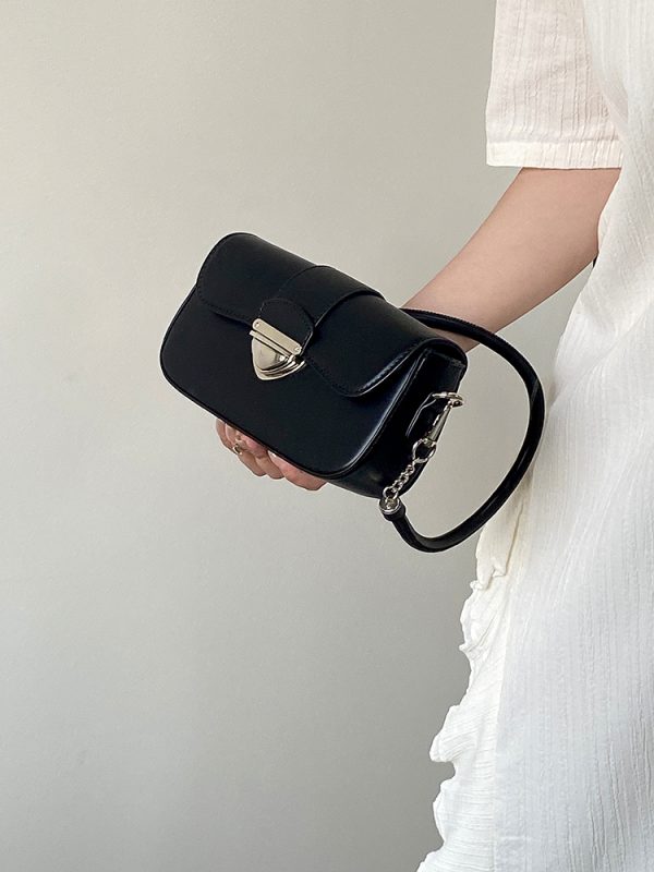 Versatile Retro Lock Shoulder Bag for Women - Niche Design Crossbody Small Bag, 2025 Trendy Fashion Accessory
