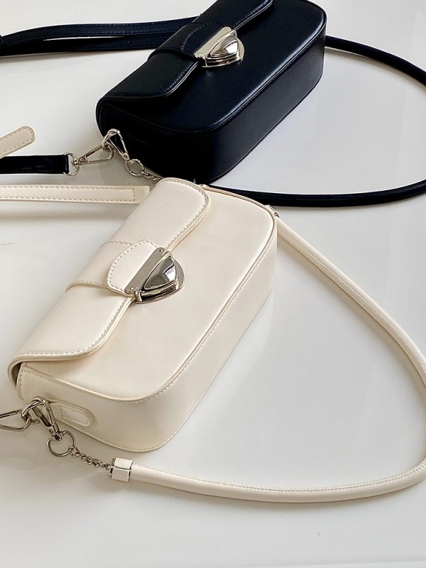 Versatile Retro Lock Shoulder Bag for Women - Niche Design Crossbody Small Bag, 2025 Trendy Fashion Accessory